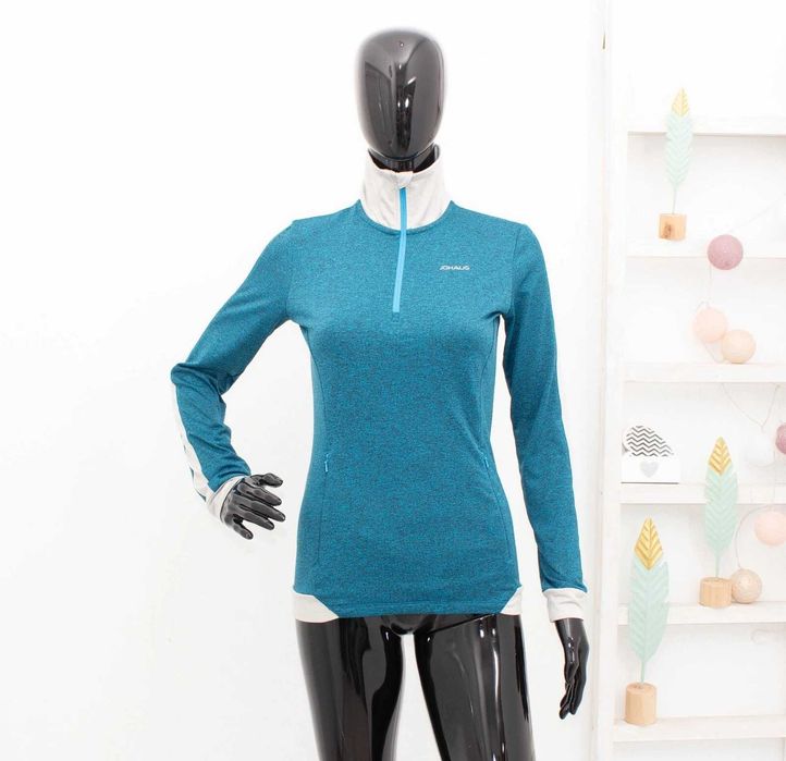 JOHAUG дамска блуза термо бельо с цип и висока яка за ски XS