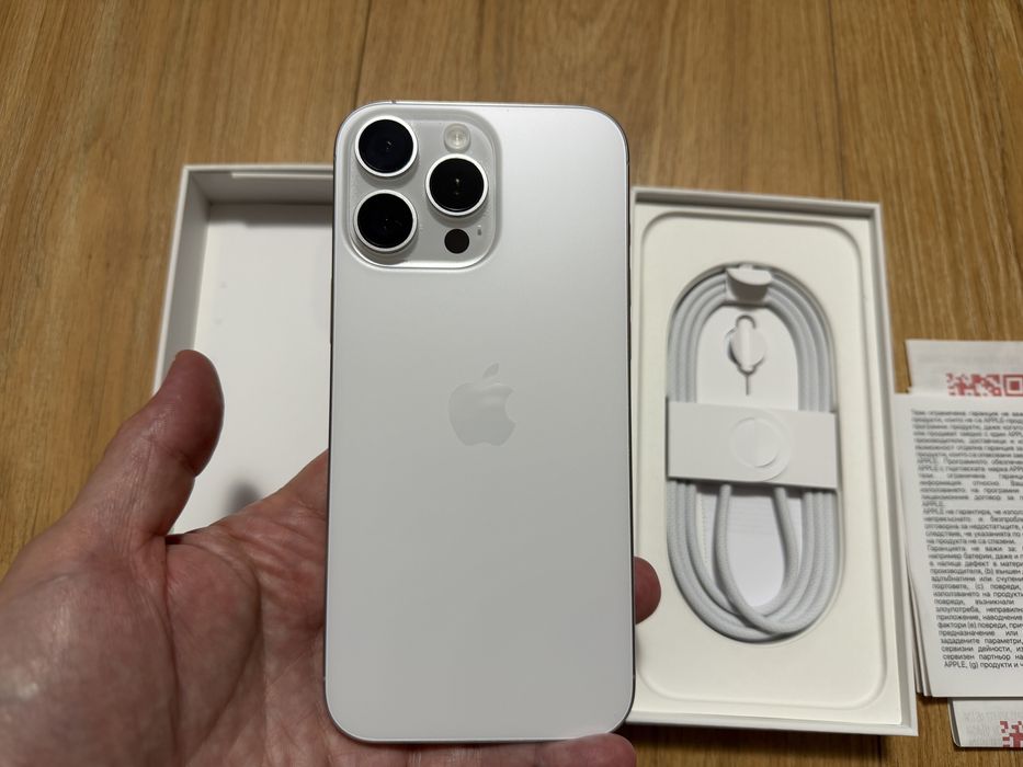 iPhone 16 Pro Max WHITE 512 GB Официален. Гаранция!
