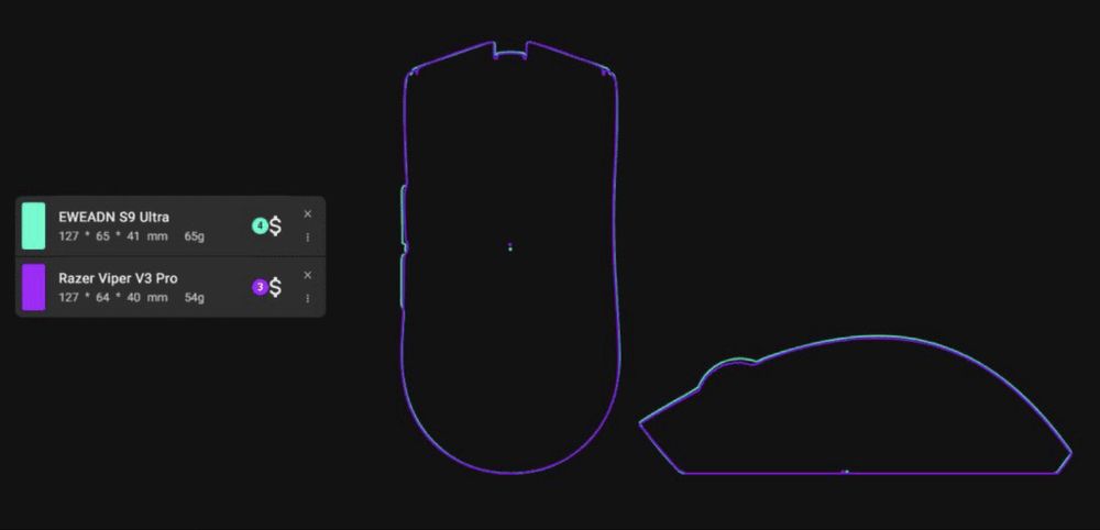 Игровая мышь Eweadn S9 Pro