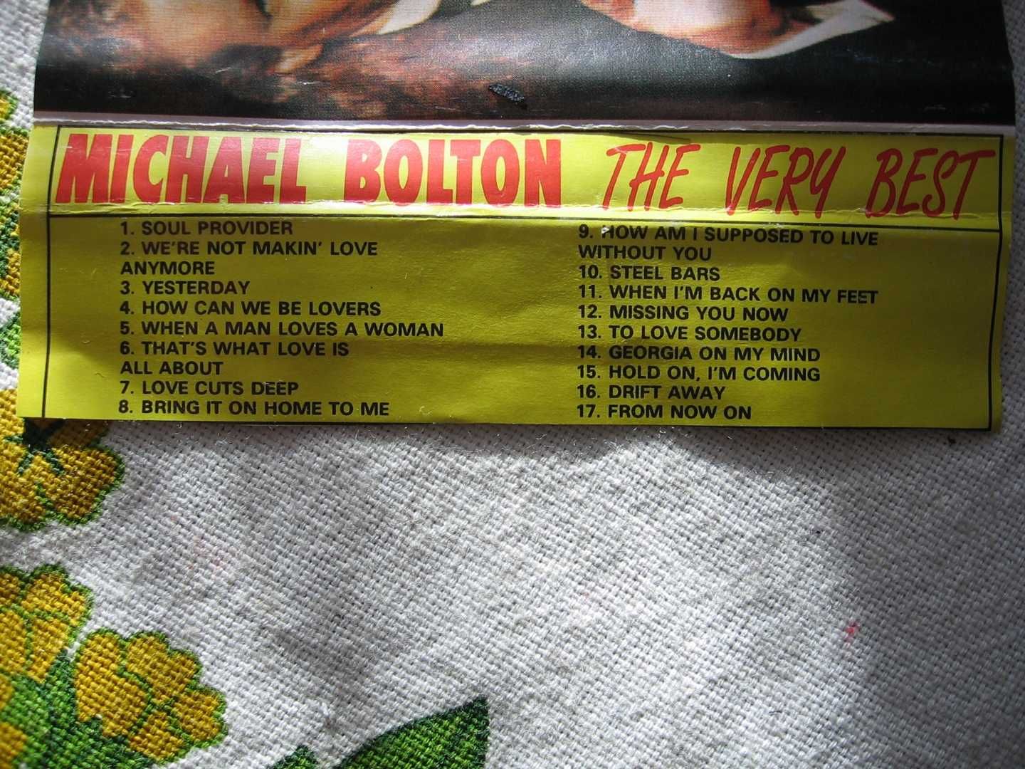 Нелицензирана аудио касета: Michael Bolton - The very best of