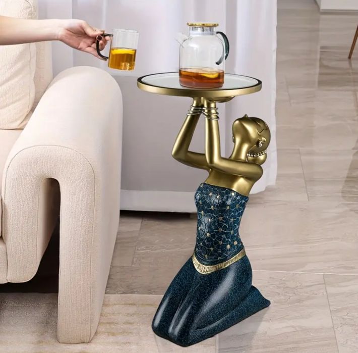 Masuțǎ de cafea tip statuetǎ