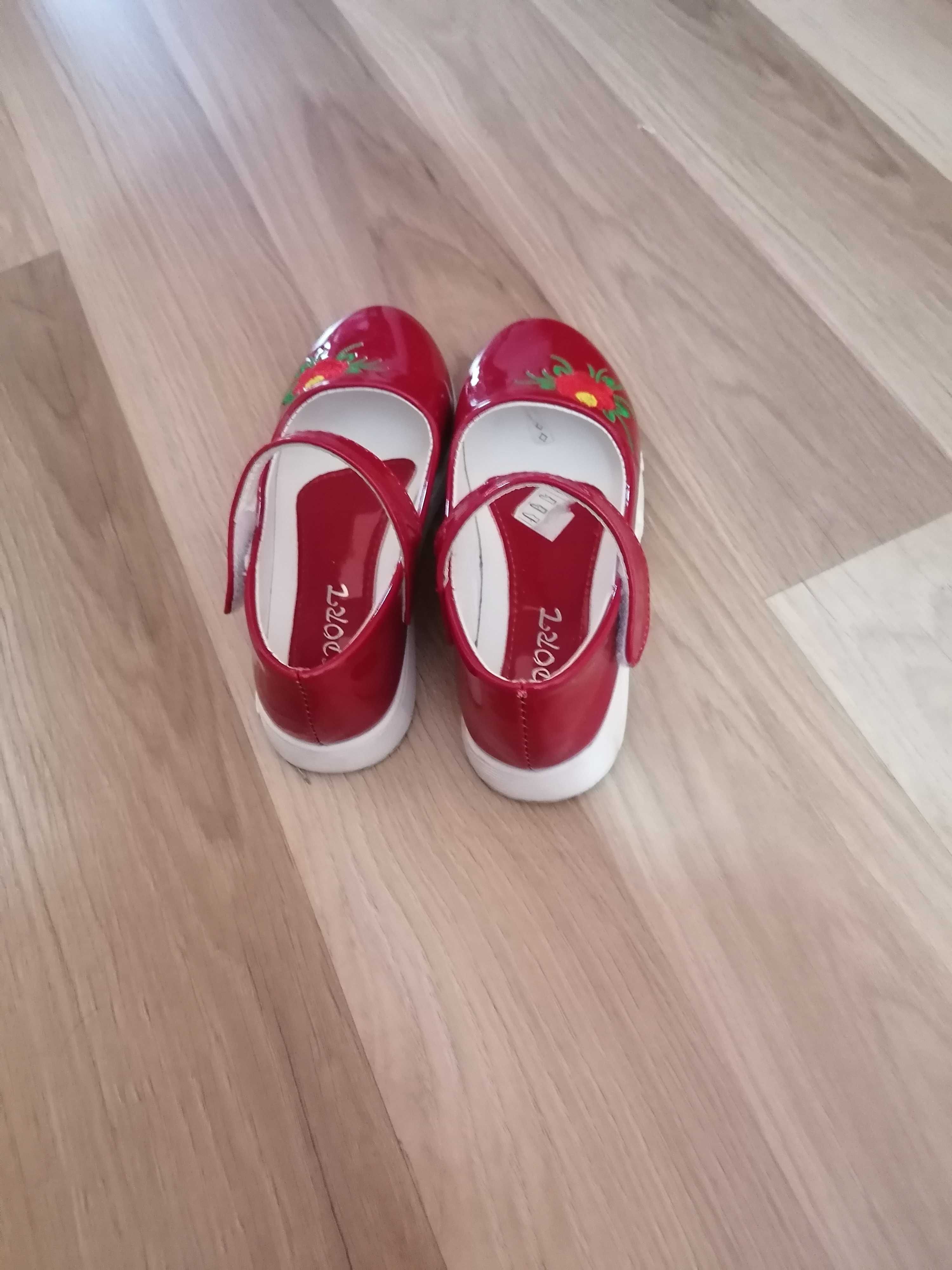 Pantofi rosii de lac fetite marime 30
