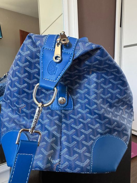GOYARD Bowling Bag 55 Bleu Goyardine