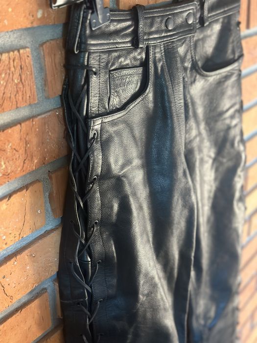 Pantaloni de piele Moto 42