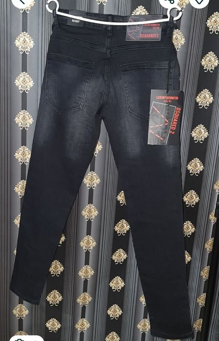 Blugi Dsquared2 icon black xl