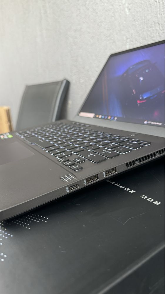 Laptop Asus Zephyrus G14 2k 120hz 24gb ram ryzen 7