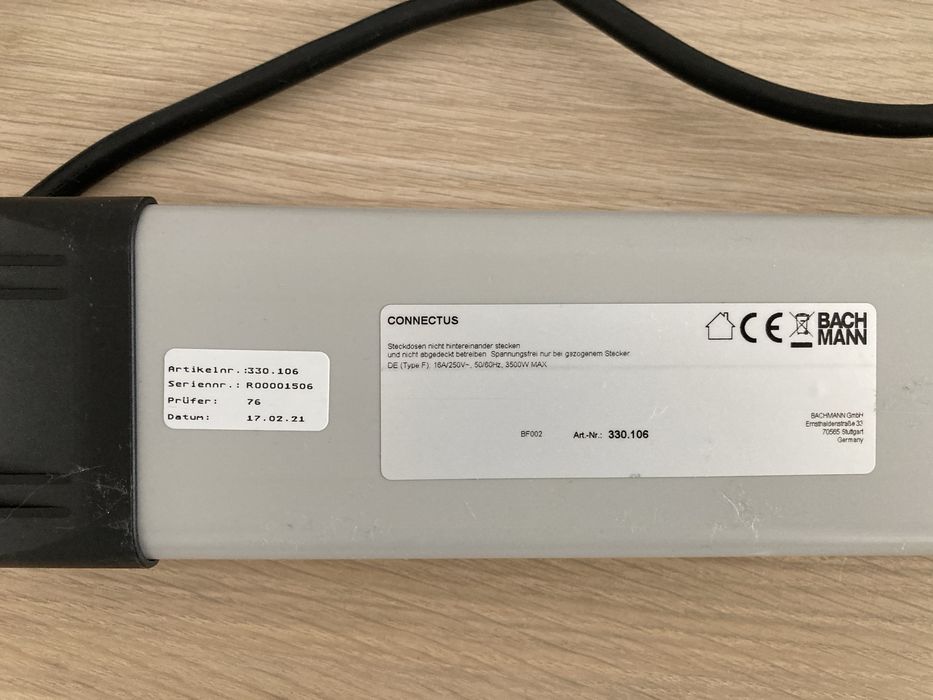 Prelungitor Bachmann 1 priza Master + 4 prize Slave