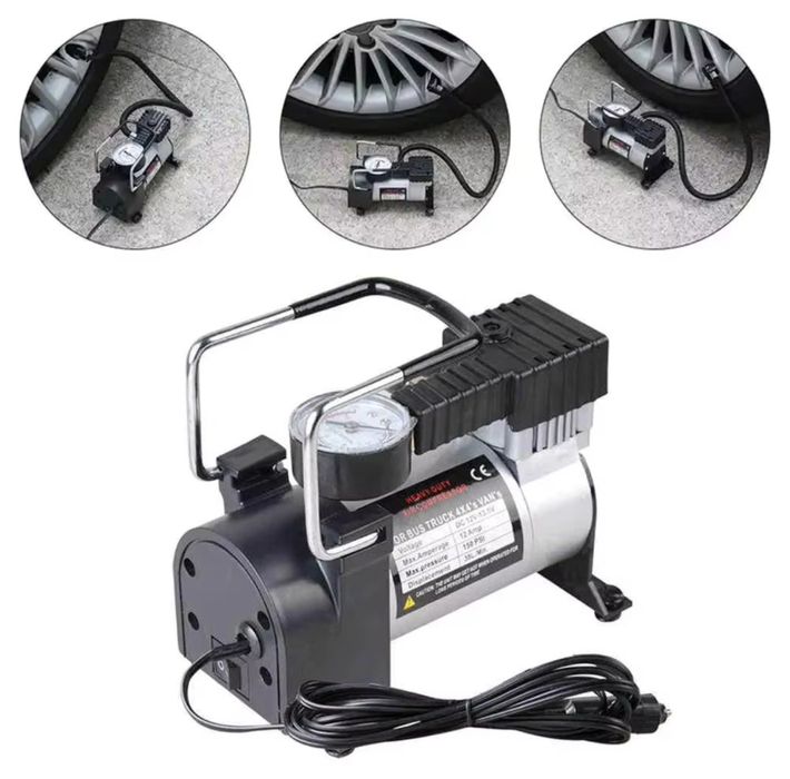 Мощен Компресор за Въздух с Метален Корпус – 150W и 10 Бара