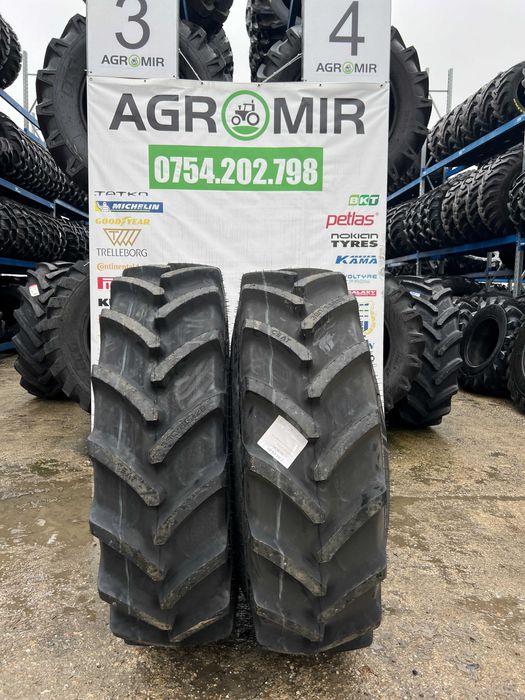 Anvelope noi 380/85 R28 pentru tractor fata marca CEAT cu garantie