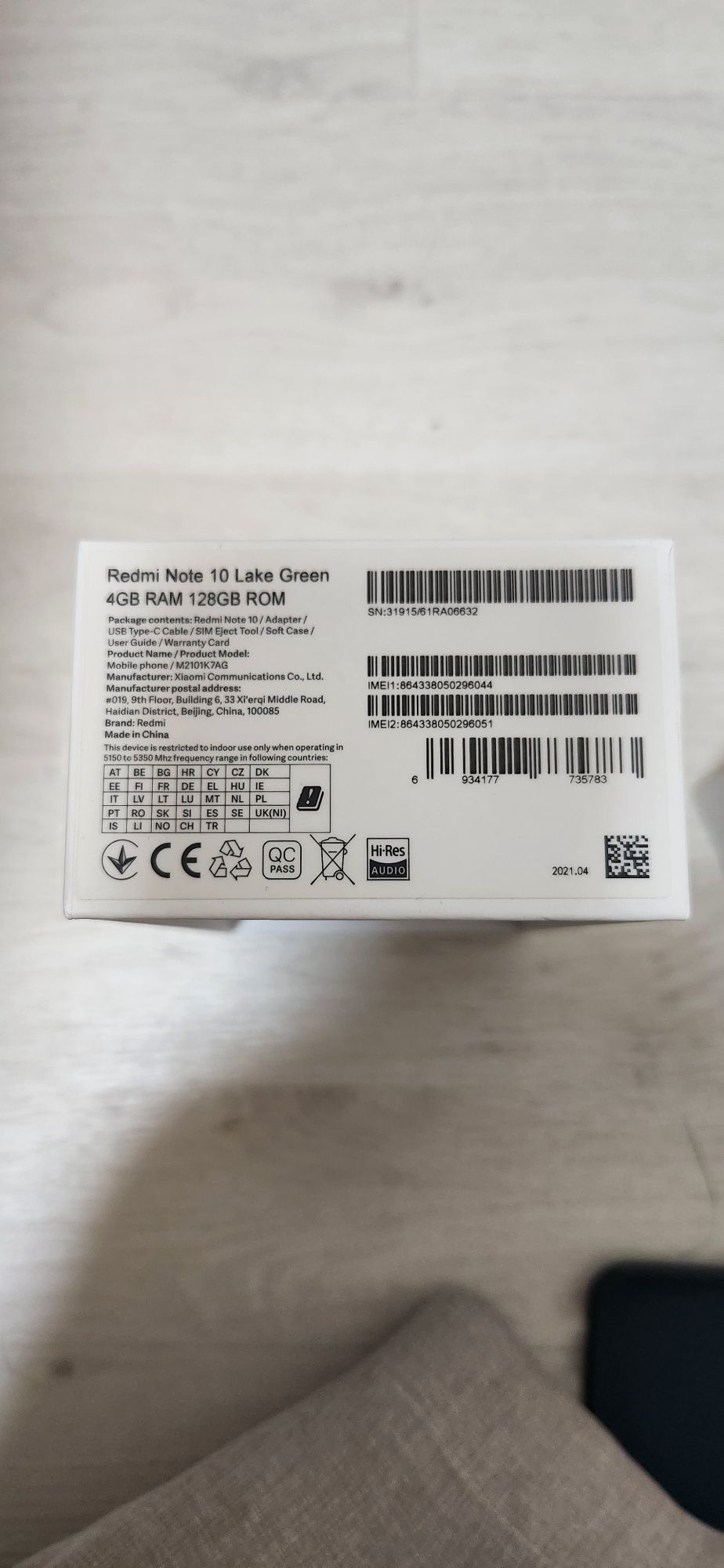Redmi Note 10 Lake