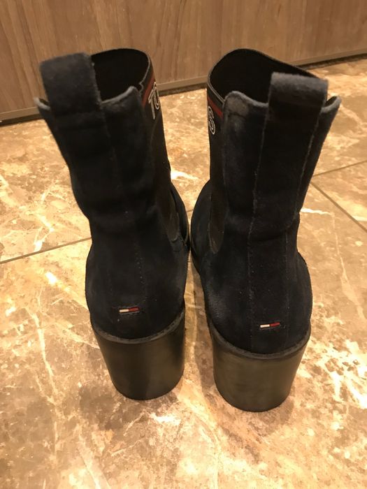 Велурени боти Tommy Jeans/ Tommy Hilfiger