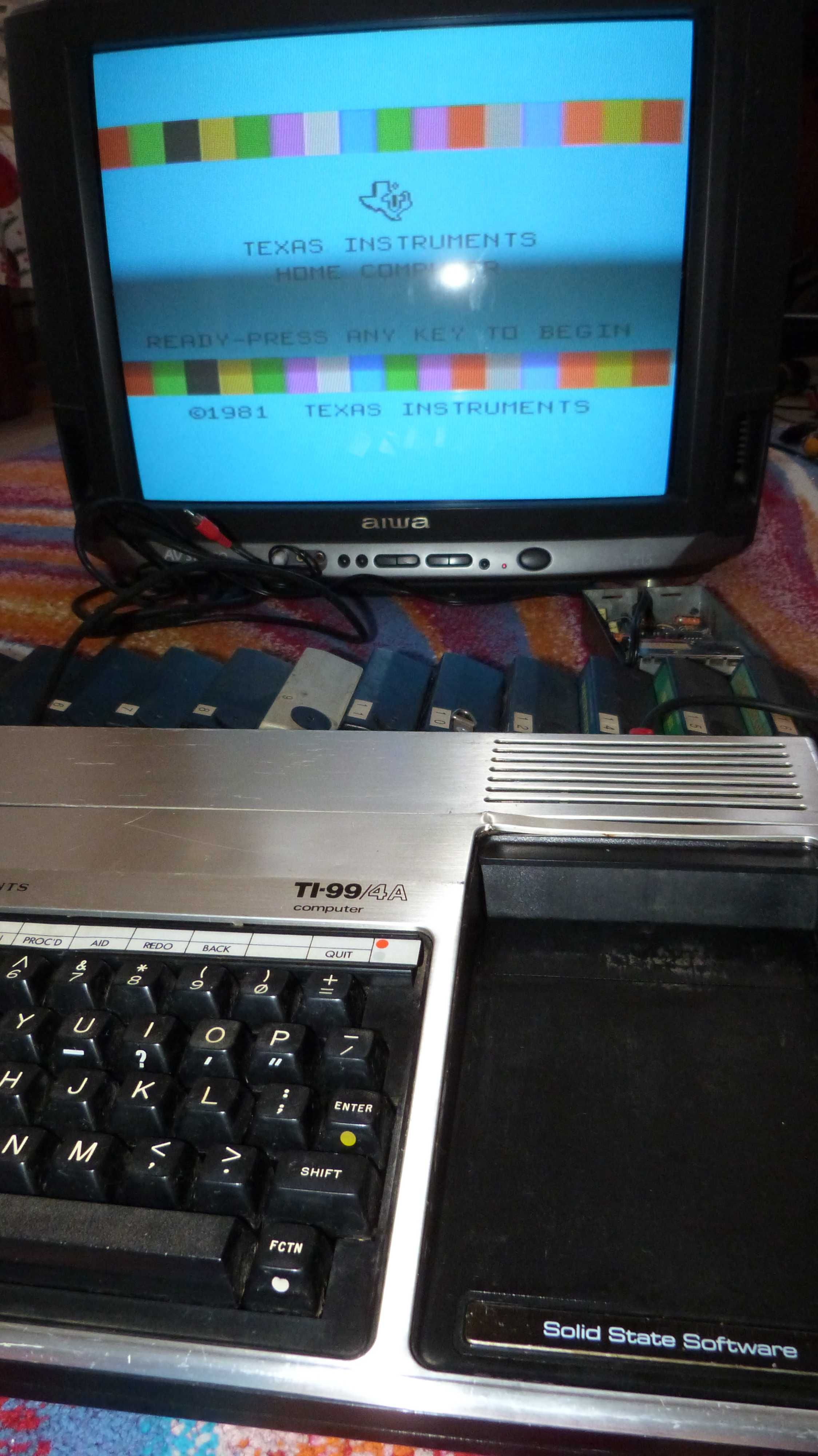 ti99/4a calculator vintage 1983