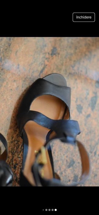 Sandale cu toc RALPH LAUREN