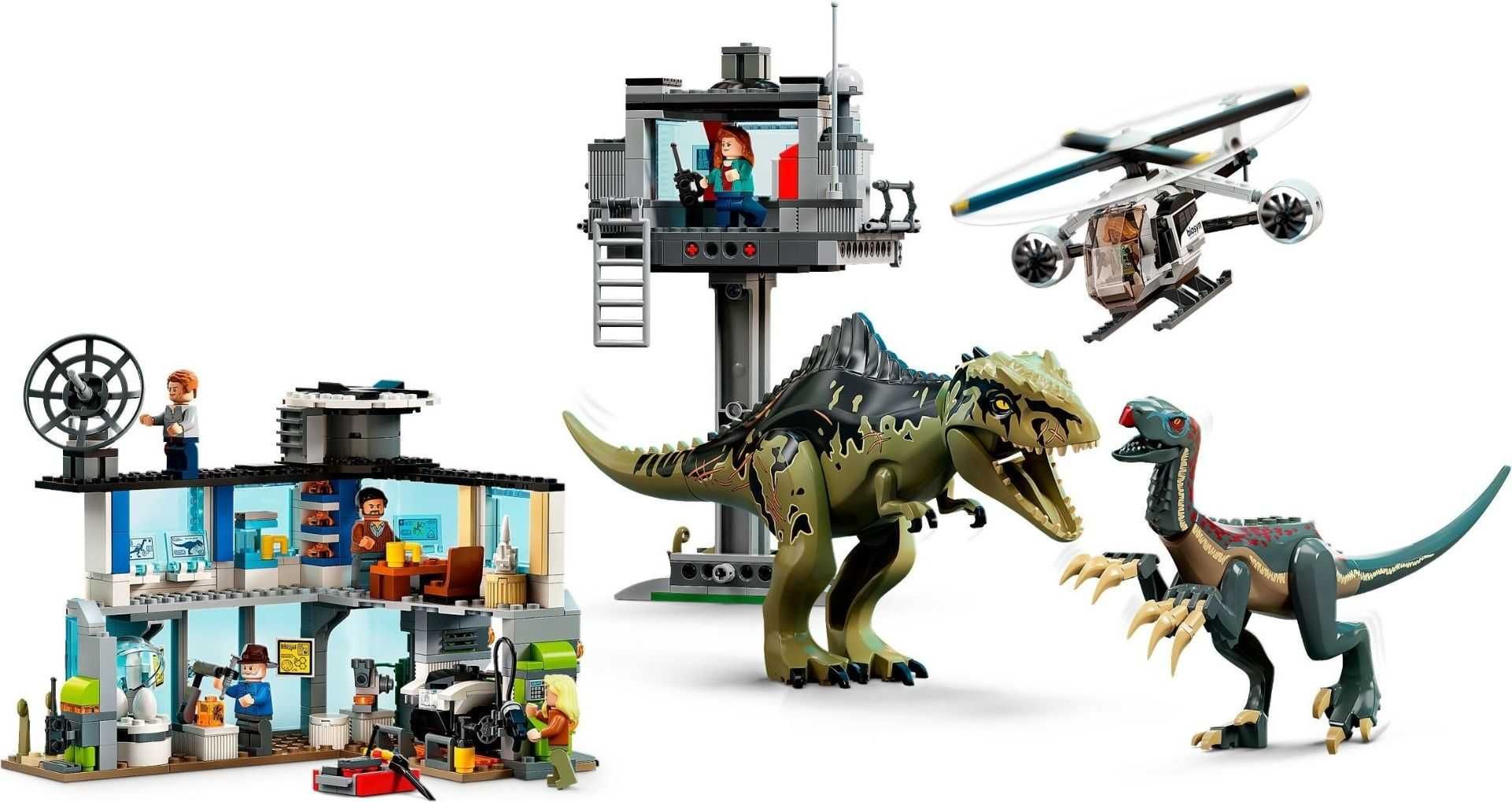 NOU TIP Jurassic Atacul Giganotozaurului Therizinosaurului 76949