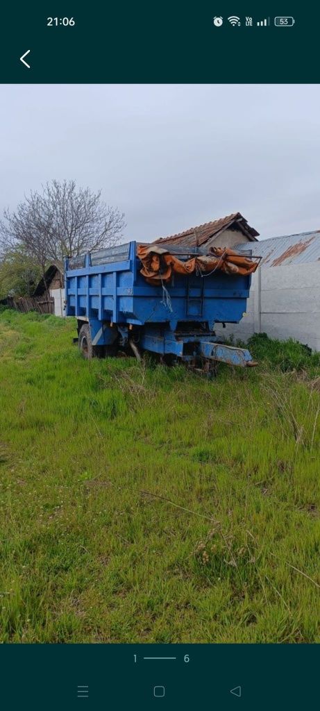 Vand remorca 11 tone axa dubla pentru mai multe  detalii sunatii