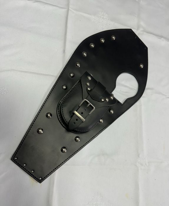 НОВ предпазител за резервоар от естествена кожа за Yamaha XV535 Virago