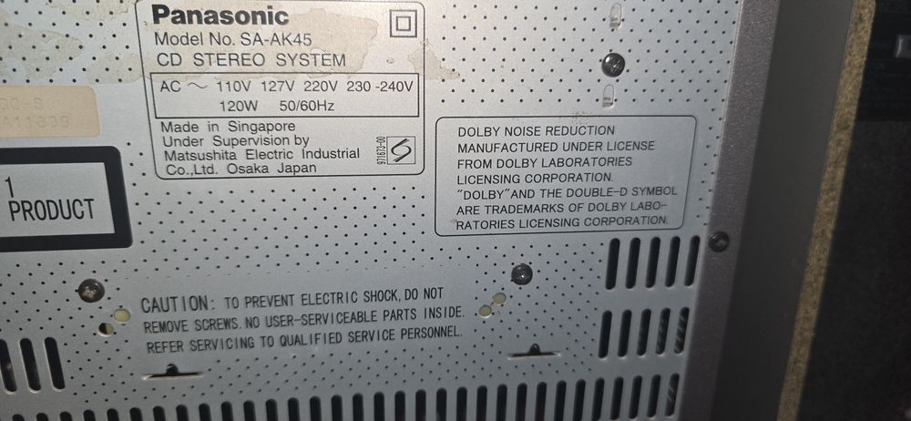 Музыкальный центр Panasonic с сабвуфером