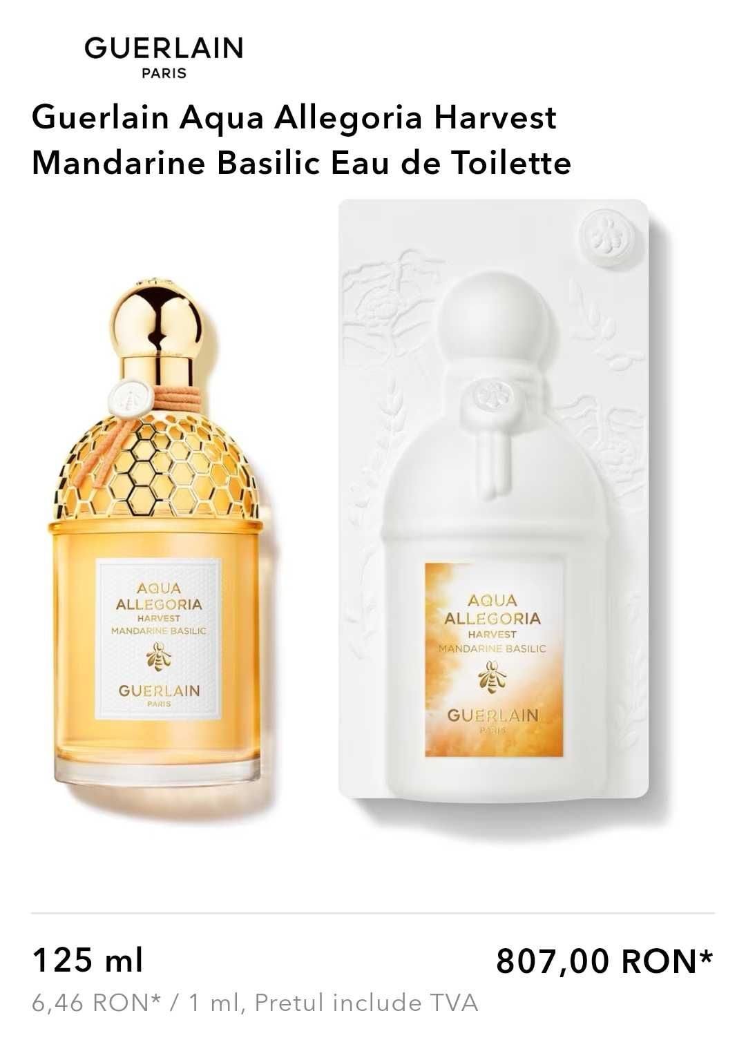 Guerlain Aqua Allegoria Harvest Mandarine Basilic