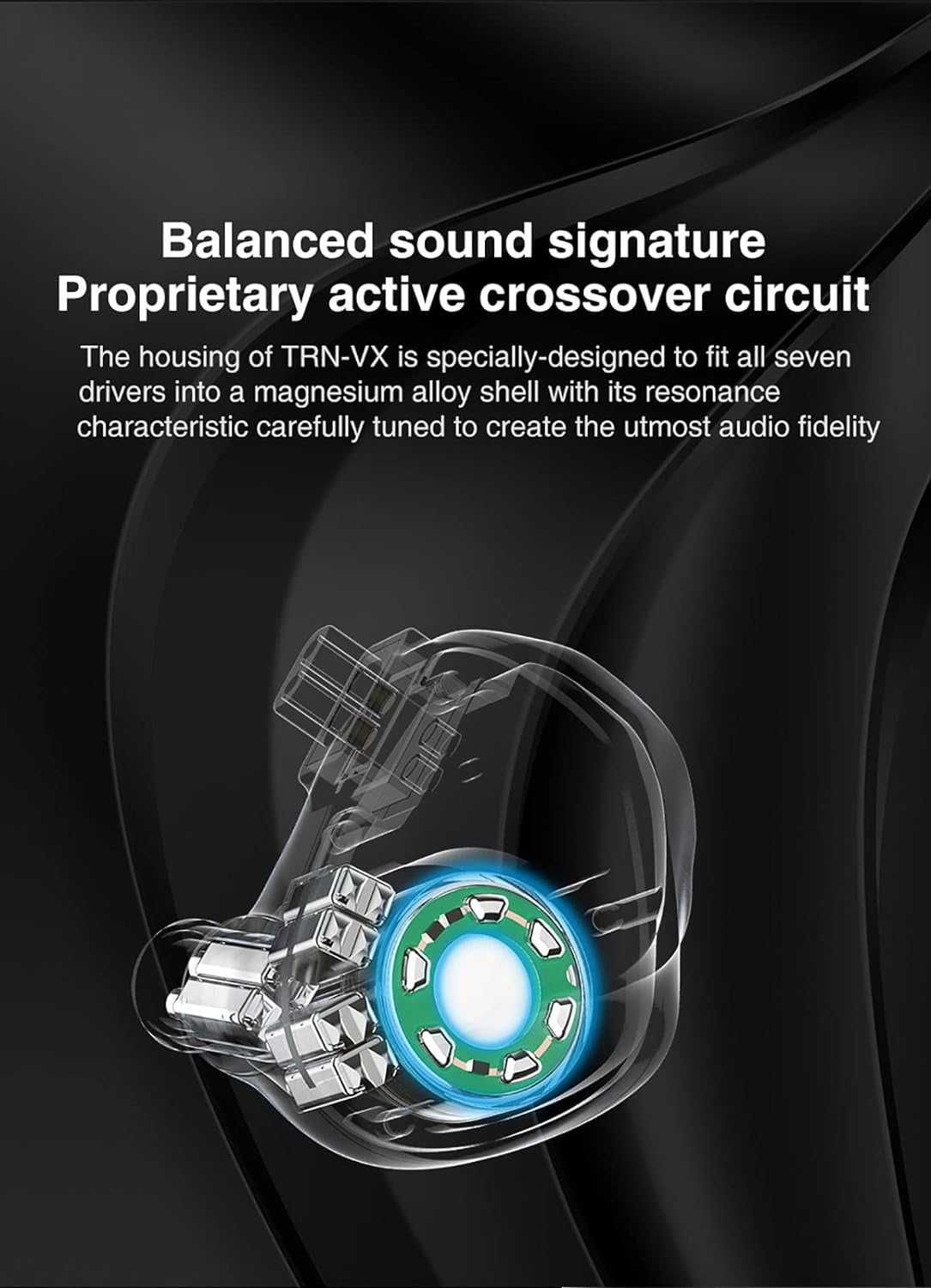 Нови- неотваряни TRN VX Слушалки тип iem 1DD+6BA