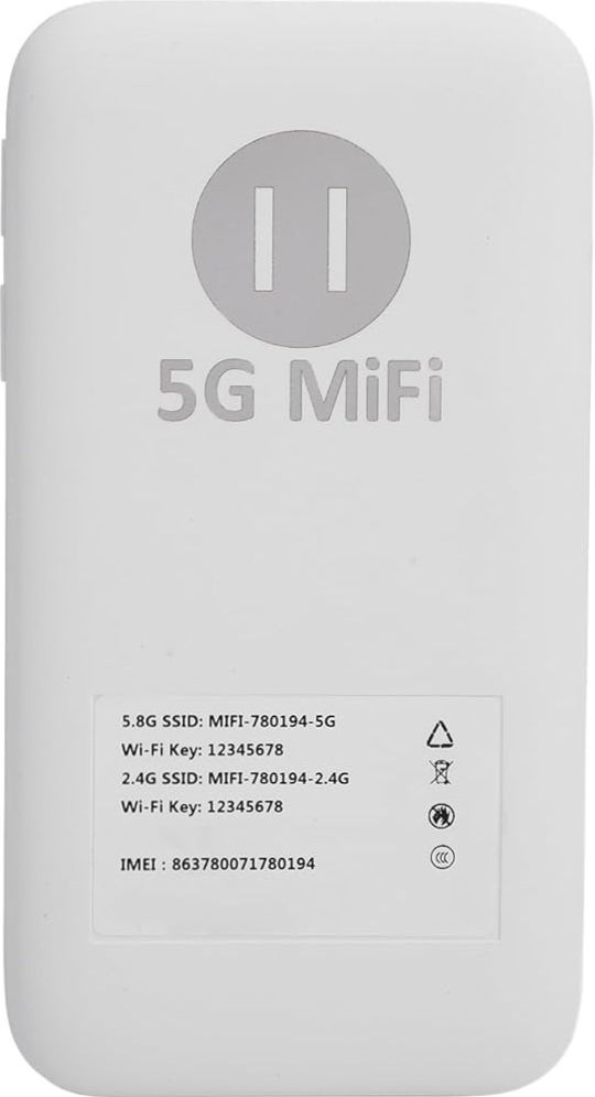 Преносима 5G WLAN точка за достъп за пътуване, мобилно 5G WLAN6 устрой