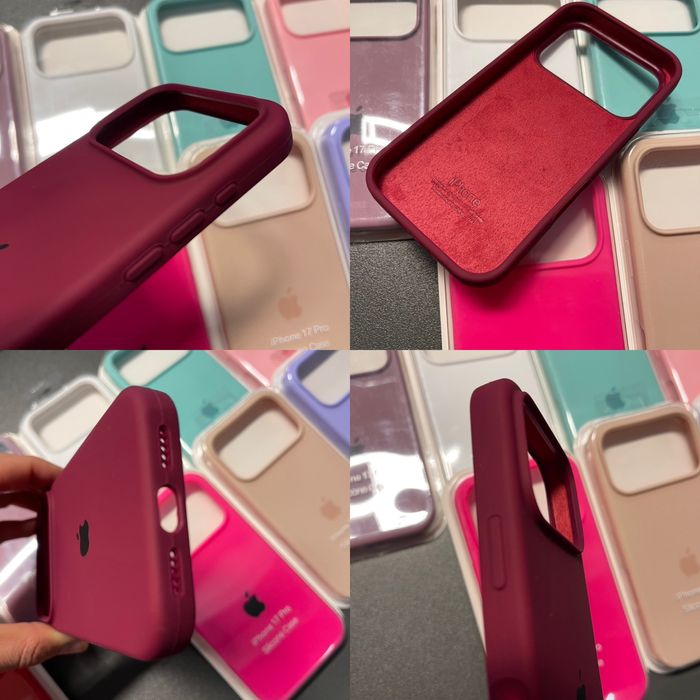 Силиконов кейс iPhone 17 17 Air 17 Pro 17 Pro Max