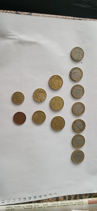 Лот от 13евро монети