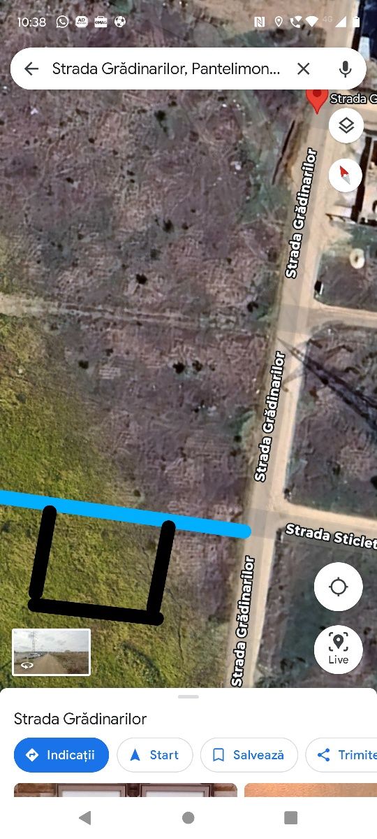 Teren pt casa  Cernica Str Grădinarilor Pantelimon