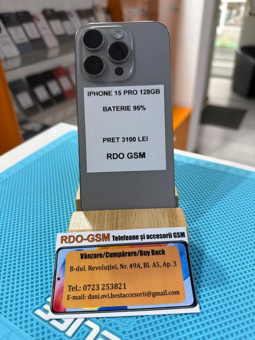 Iphone 15 Pro 128Gb Neverlock/Garantie