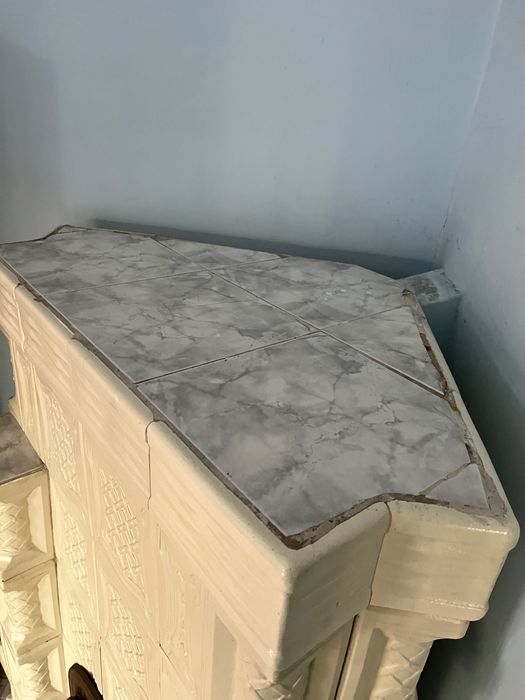 Sobă teracotă albă Nefolosită!