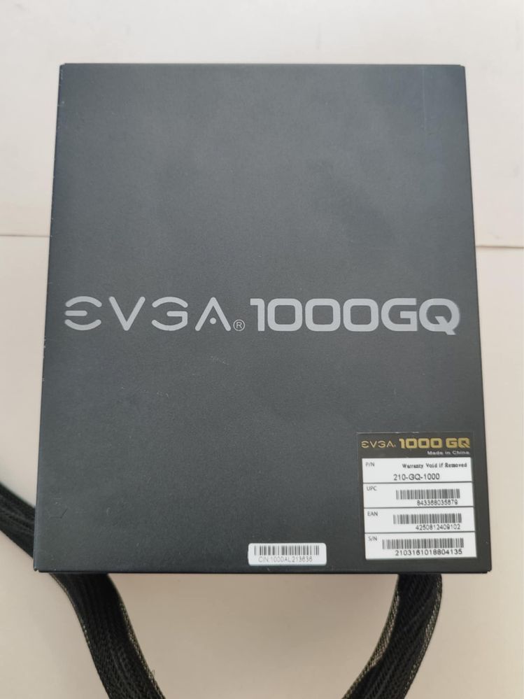 Захранване EVGA 1000W 80 gold PSU - уникат