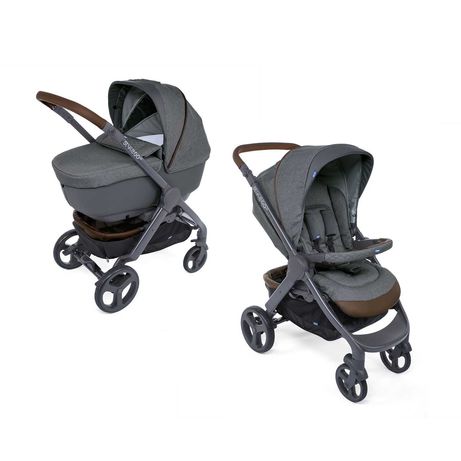 Vand Carucior Chicco Duo Style Go Up Crossover, Cool Grey (Gri) 0luni+