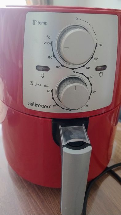 Delimano Air Fryer Pro Red