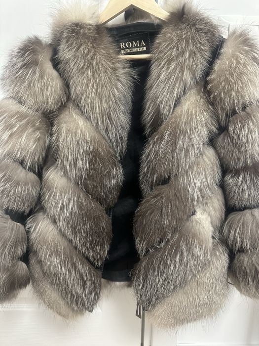 Haina blana naturala vulpe