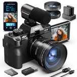 Промо!Комплект аксесоари и 4K цифрова камера 48MP 16X 3" с обръщащ се
