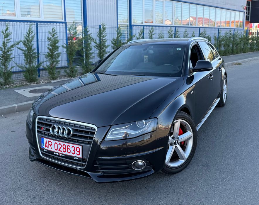 Audi A4 Euro 5 S-Line interior exterior 2010