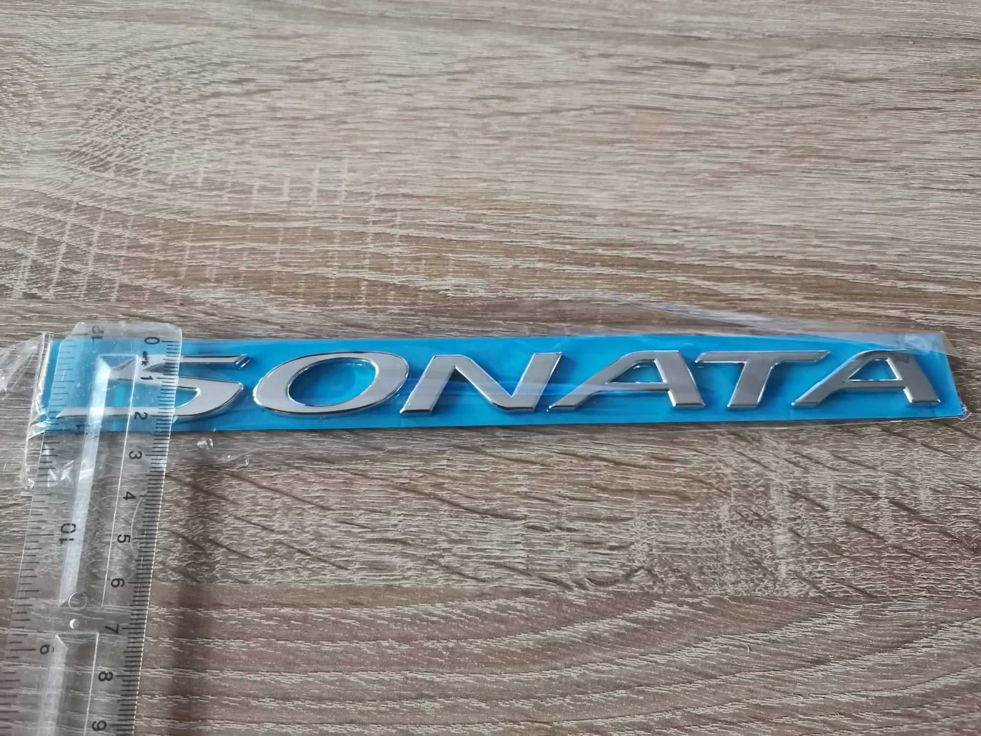 сребрист надпис Хюндай Соната Hyundai Sonata