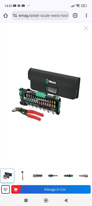 Set scule Wera 40 buc. Sigilat