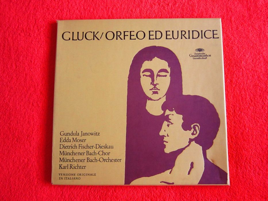 vinil rar Gluck -Orfeu și Euridice (in italiana)dir. Karl Richter 1982