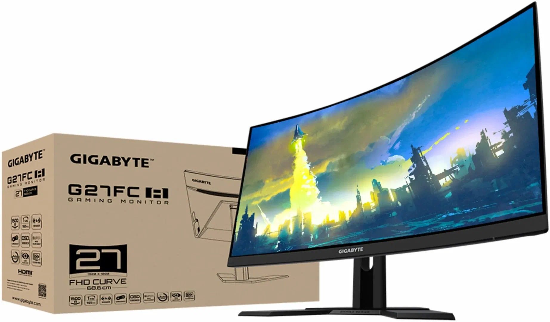Монитор 27 курвед gigabayte 27 curved