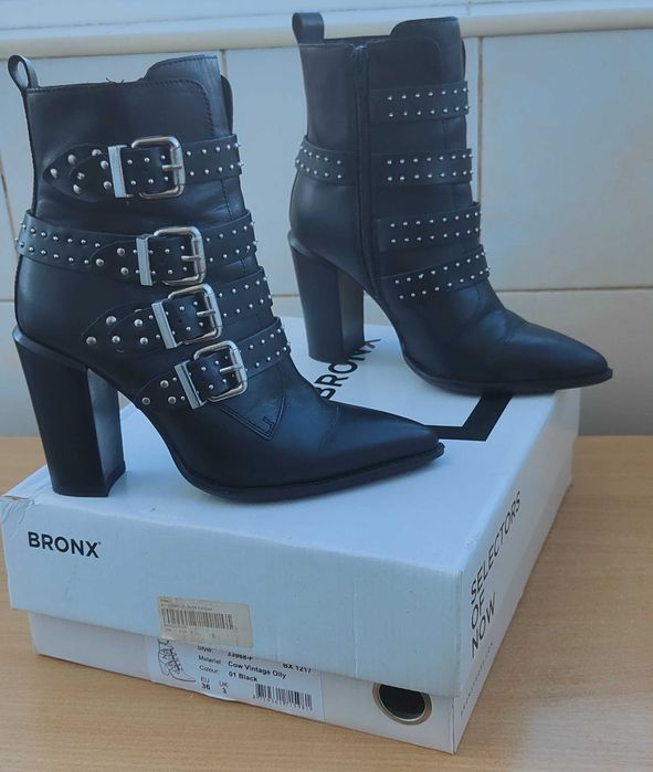 Botine Bronx piele NOI cu eticheta