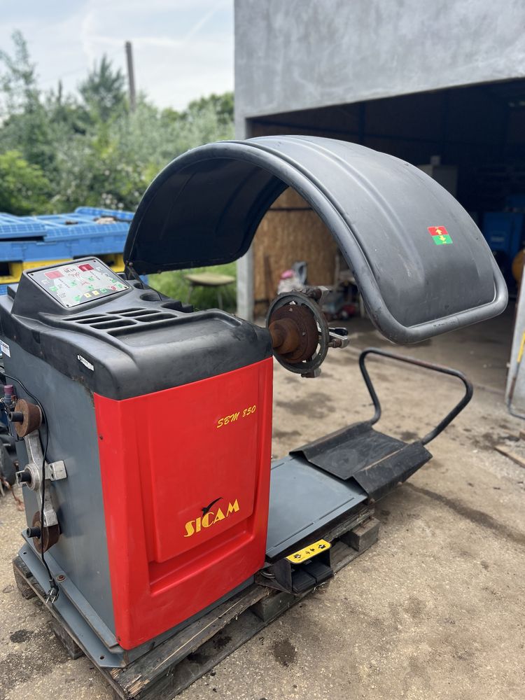 Masina, aparat echilibrat roti camioane, SICAM SBM 850,