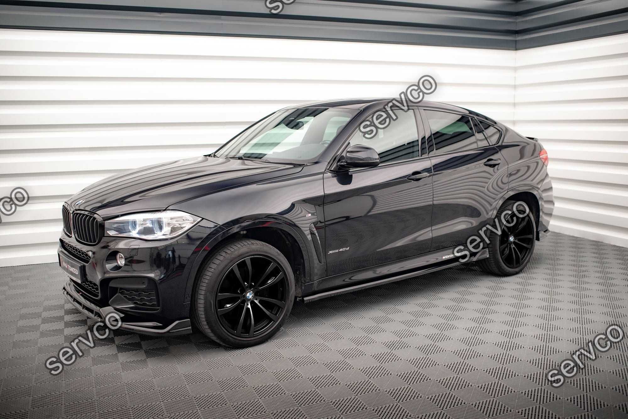 Praguri Bmw X6 F16 M-Pachet 2014-2019 v2 Maxton Design