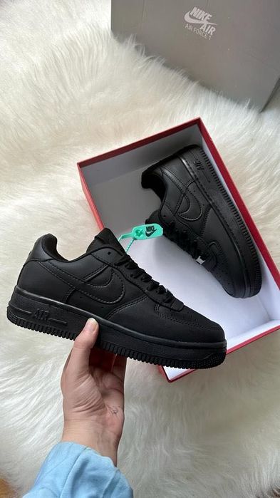 Adidasi nike air force one - triple white, triple black