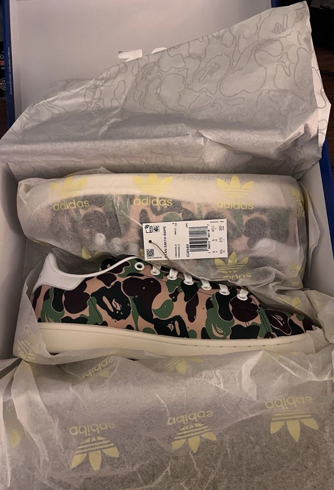 Adidas x bape stan smith