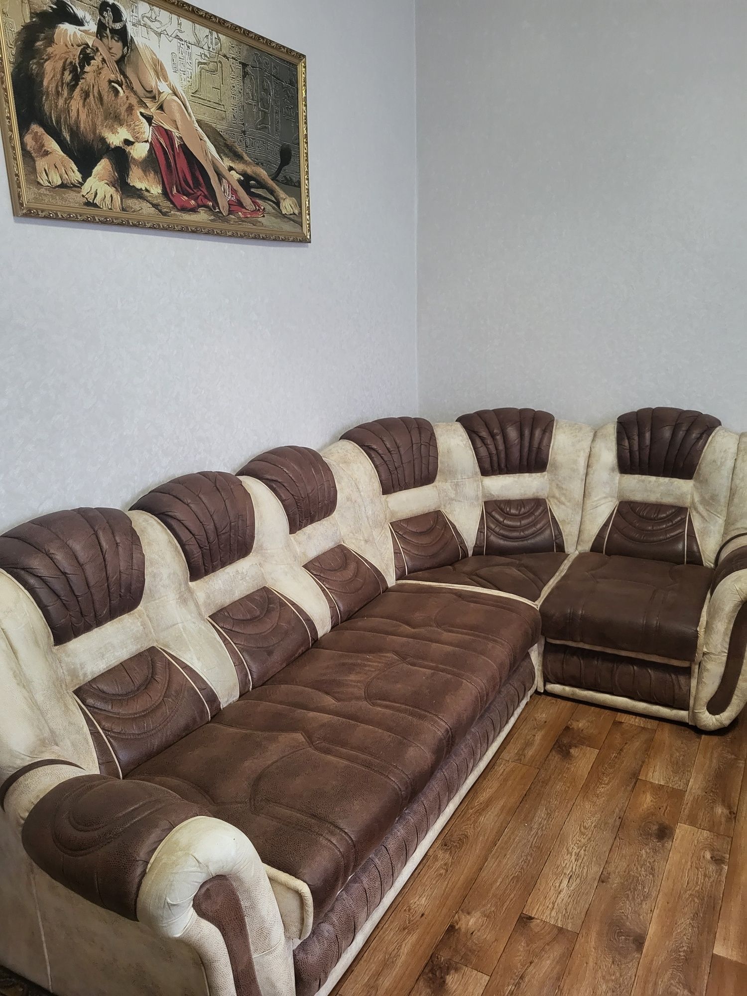 Угловой диван + кресло