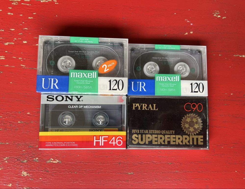 Лот Аудио Касети Maxell,,Sony,Pyral Supererrite,касетки