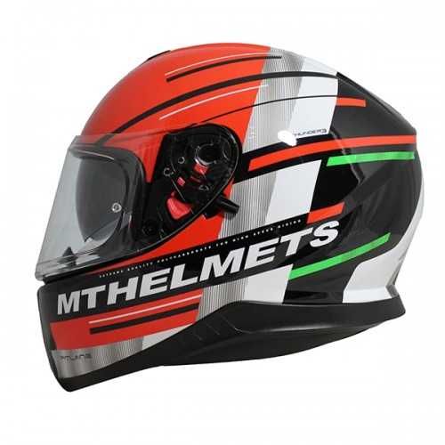 каска MT Helmets каска Thunder 3 Pitlane пистова мото каска с очила