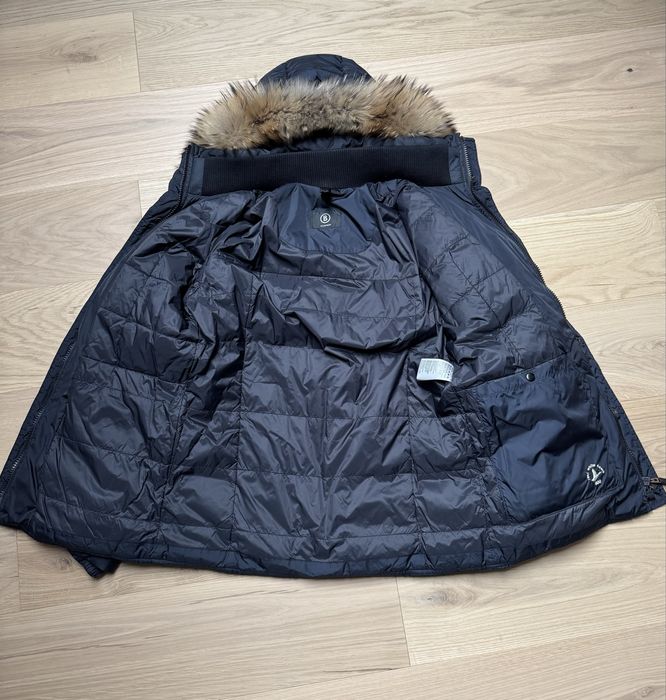 Пухено яке Bogner с яка от естествен косъм