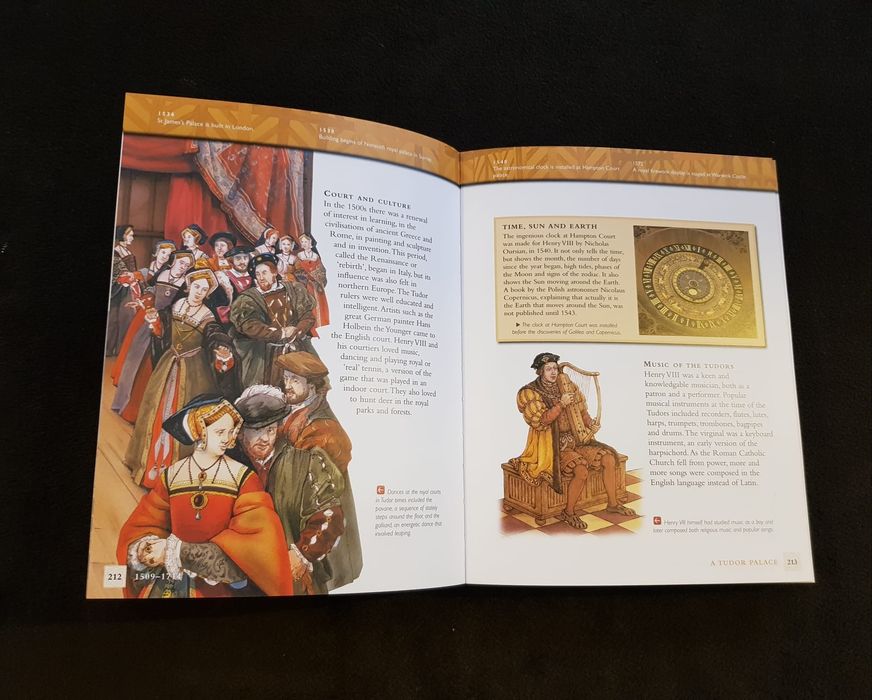 Enciclopedie/ carte în limba engleză, ,,British History", 512 pagini