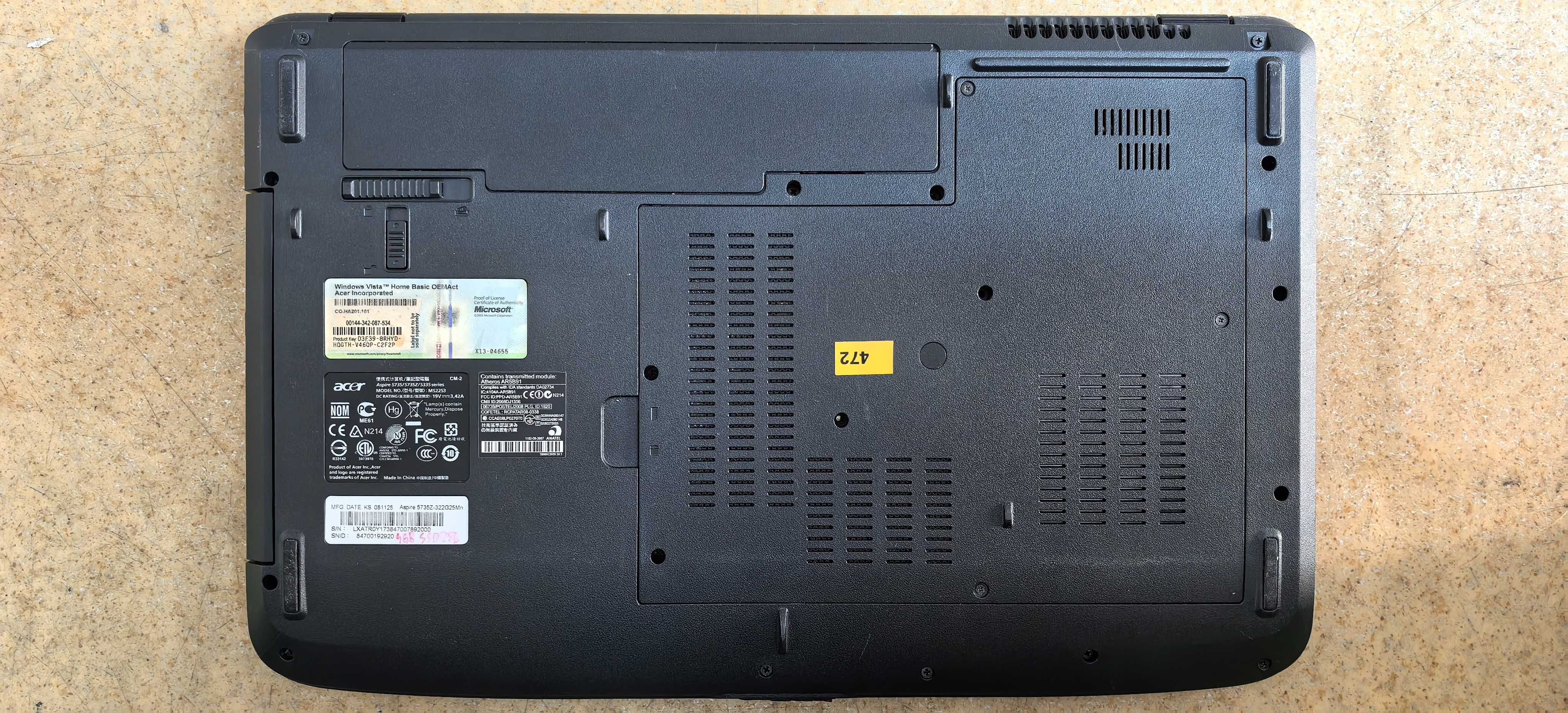 Laptop Acer 5732A 5315 5290 pt colectionari sau piese